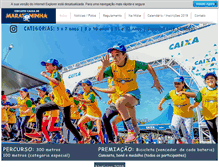 Tablet Screenshot of maratoninha.com.br